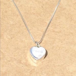 Sterling Silver 925 Polished Dimensional Heart